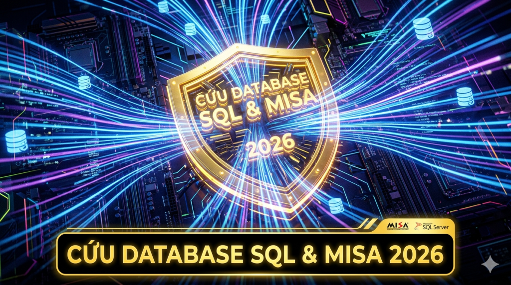 Cứu dữ liệu SQL Server, MySQL & Database MISA 2026: Khôi phục 100%
