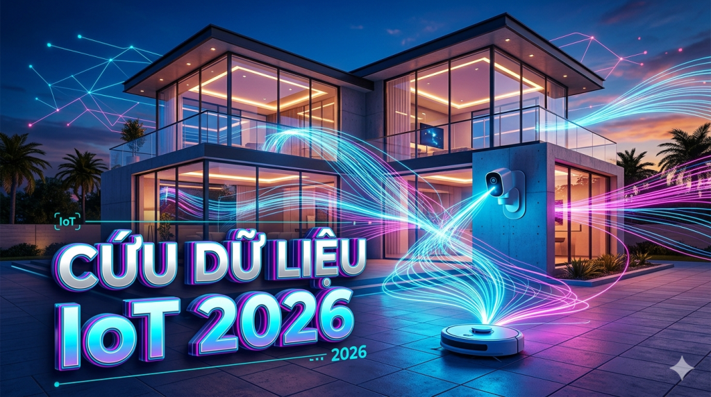 Cứu dữ liệu Smart Home & IoT 2026: Khôi phục Bản đồ Robot, Nhật ký Khóa cửa