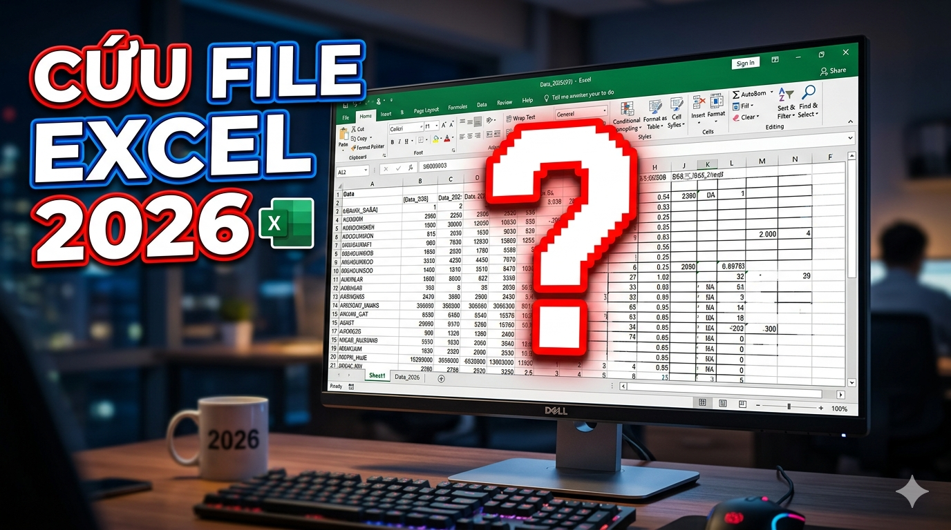 Cách Phục Hồi File Excel Bị Lỗi