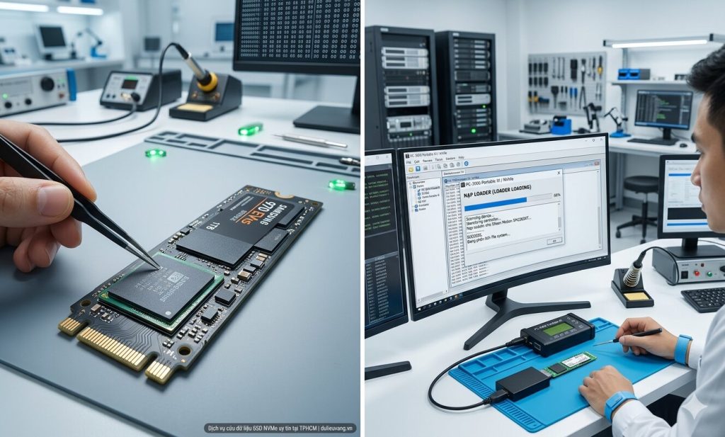 Cứu dữ liệu SSD NVMe Không nhận, Báo lỗi RAW: Giải pháp Chuyên sâu 2026