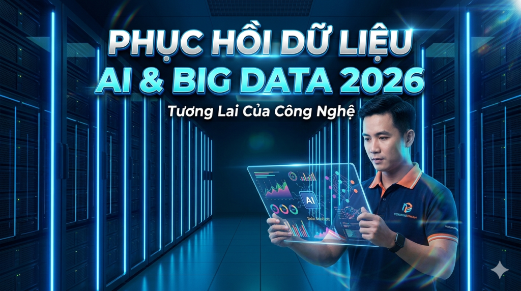 Phục hồi dữ liệu AI & Big Data 2026: Giải pháp cho Trung tâm Dữ liệu