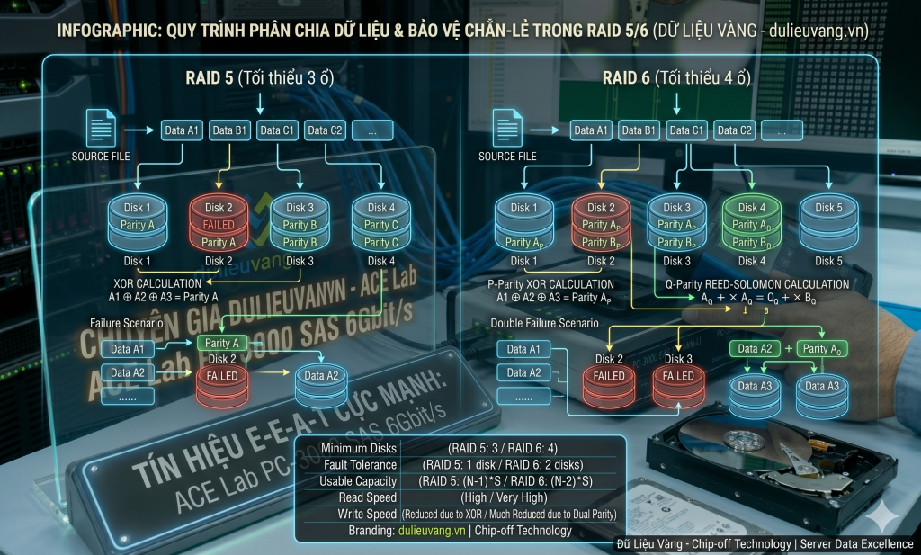 Cứu dữ liệu ở cứng RAID