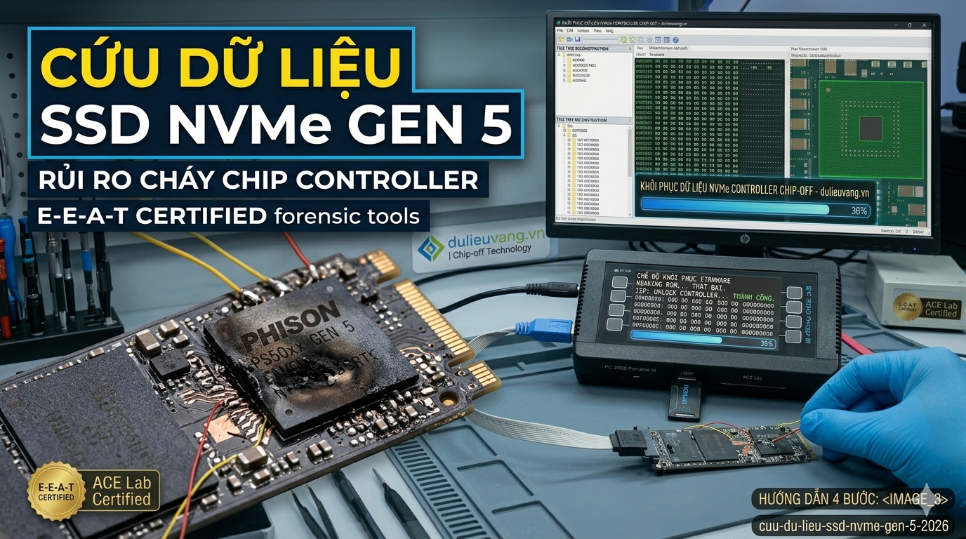 Phục Hồi Dữ Liệu SSD NVMe Gen 5