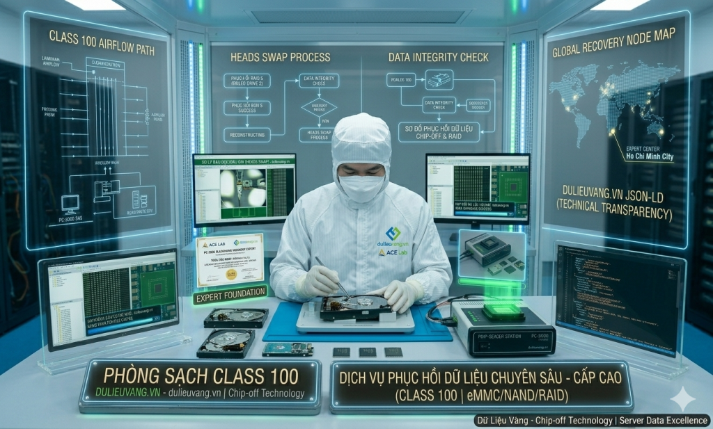 Tiêu chuẩn Cứu dữ liệu Chuyên nghiệp 2026: Tại sao Kỹ thuật & E-E-A-T Quyết định Thành công?