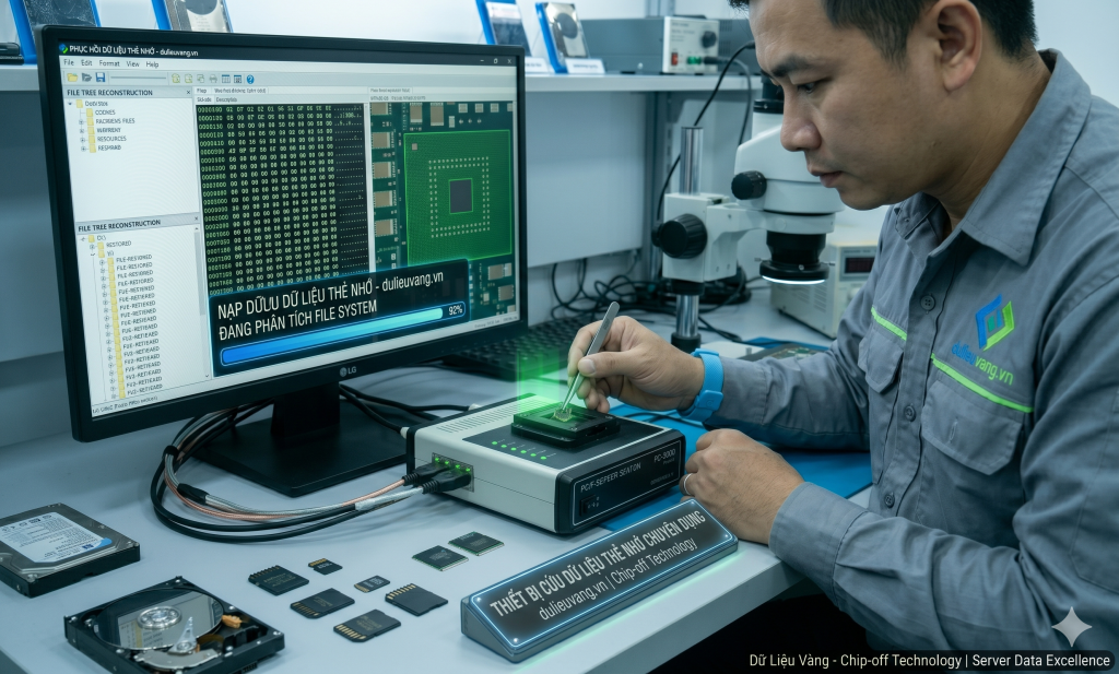 Cứu dữ liệu Thẻ nhớ, USB & Điện thoại TP. Hồ Chí Minh: Bảng giá 2026